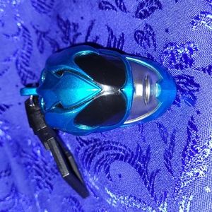 🍂3/$10 - Blue Power Ranger Helmet Bag Clip/Key Ring